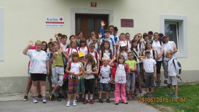 Tabor otrok v Soči (foto: Karitas)