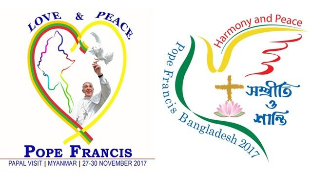 Logo obiska v Mjanmaru in Bangladešu (foto: Radio Vatikan)
