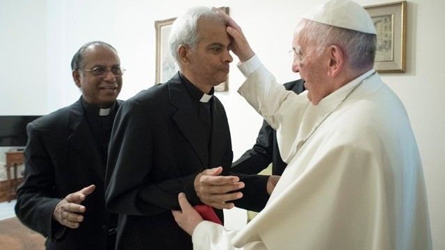 P. tom pri papežu (foto: Radio Vatikan)