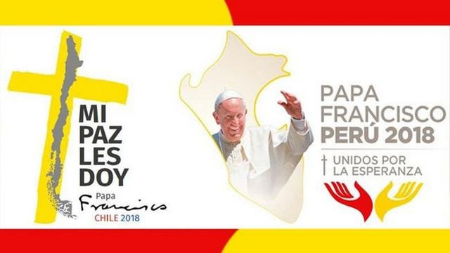 Logo papeževega potovanja v Čile in Peru (foto: Vatican news)