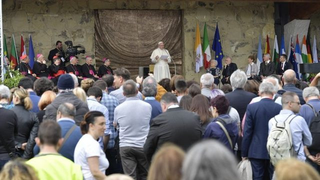 Papež v Loppianu (foto: Vatican News)