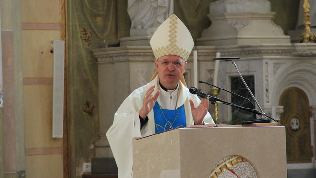 Nadškof Marijan Turnšek (foto: Blaž Lesnik)