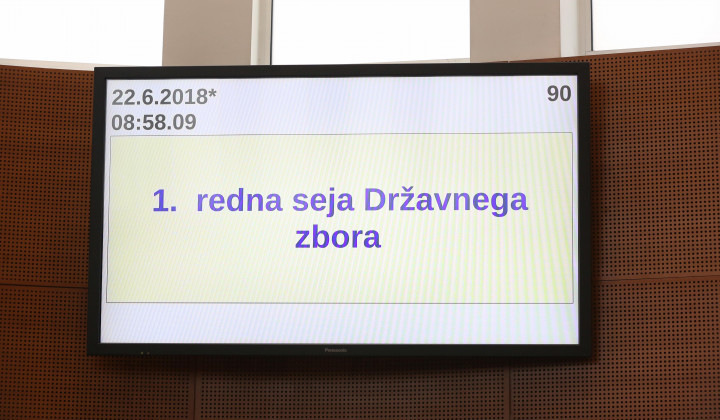Ustanovna seja državnega zbora (foto: www.dz-rs.si)