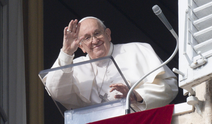 Papež po opoldanski molitvi (foto: Vatican News)