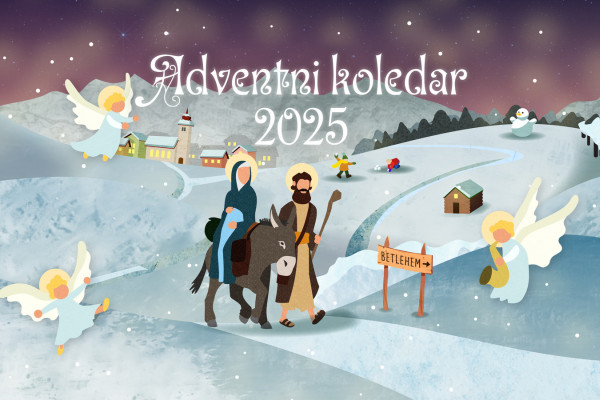 Adventni koledar za otroke: Hlevček in sv. družina...