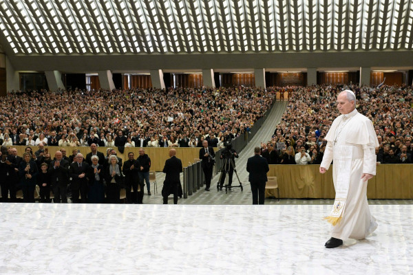 Papež z novo temo za sredine splošne avdience