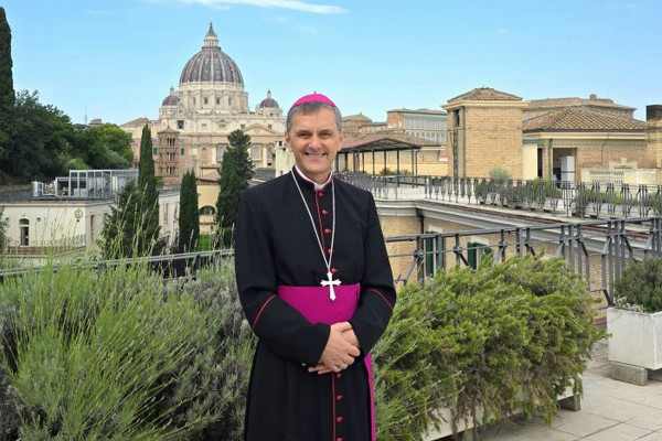 Škof Saje na zasedanju italijanske škofovske konference