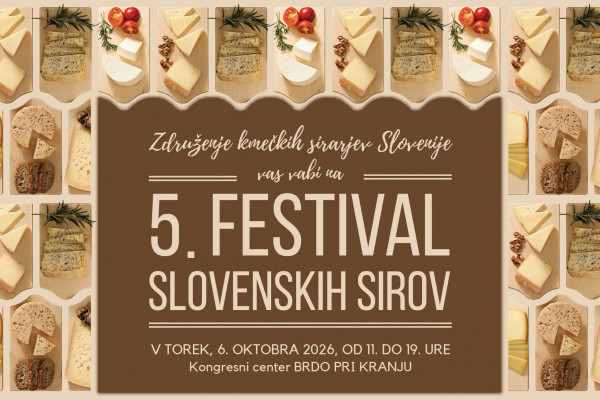 5. festival kmečkih sirov bo razveselil z izjemnimi okusi