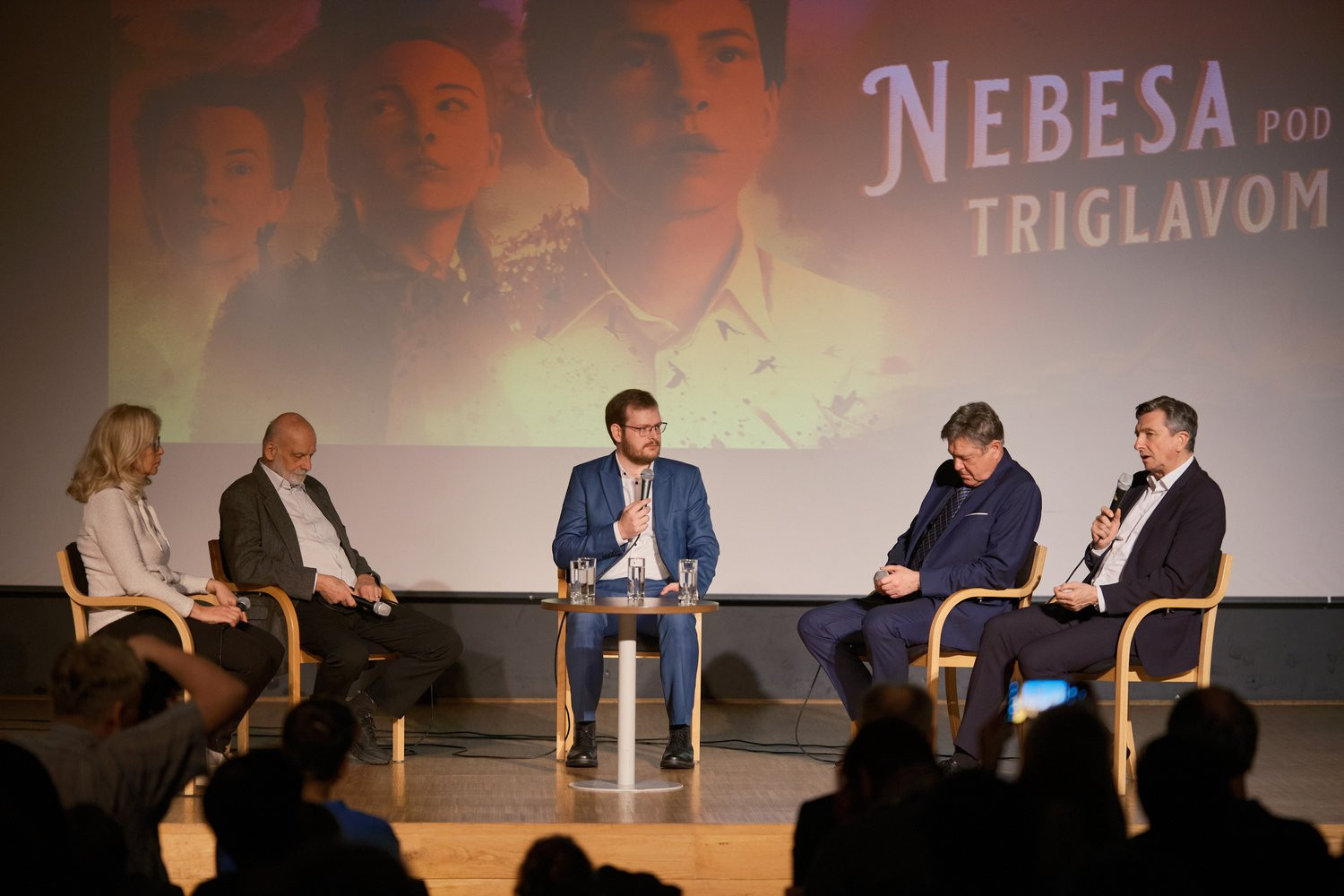 Romana Bider, Peter Hribar, Martin Nahtigal, dr. Mitja Ferenc in Borut Pahor