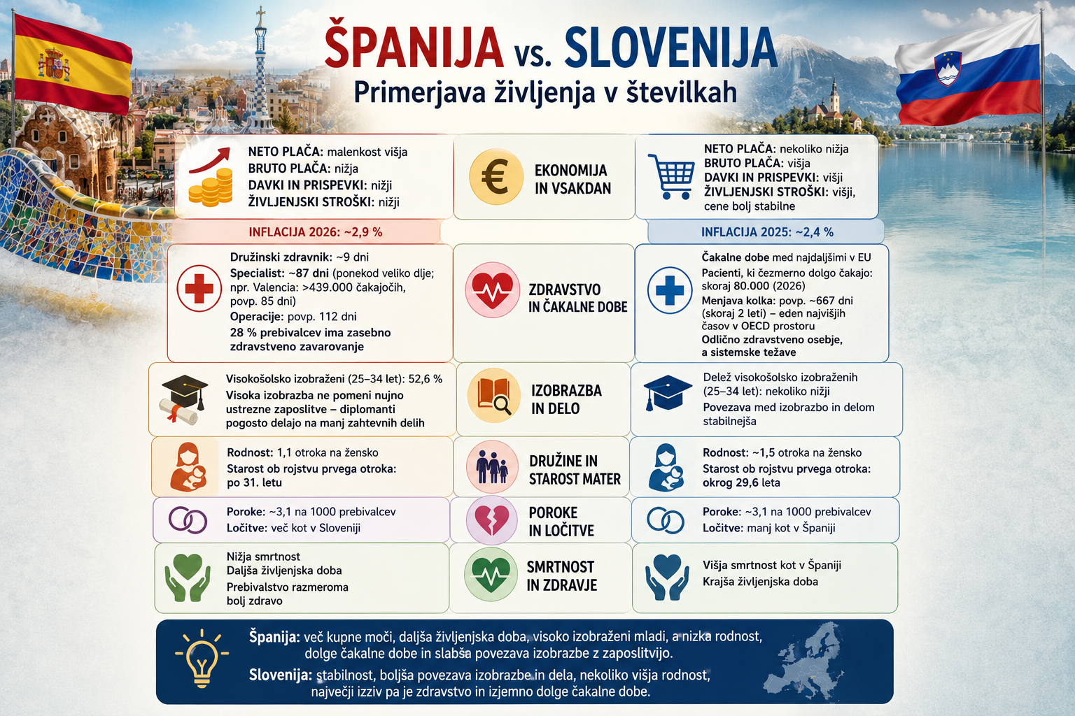 Slovenija, Španija