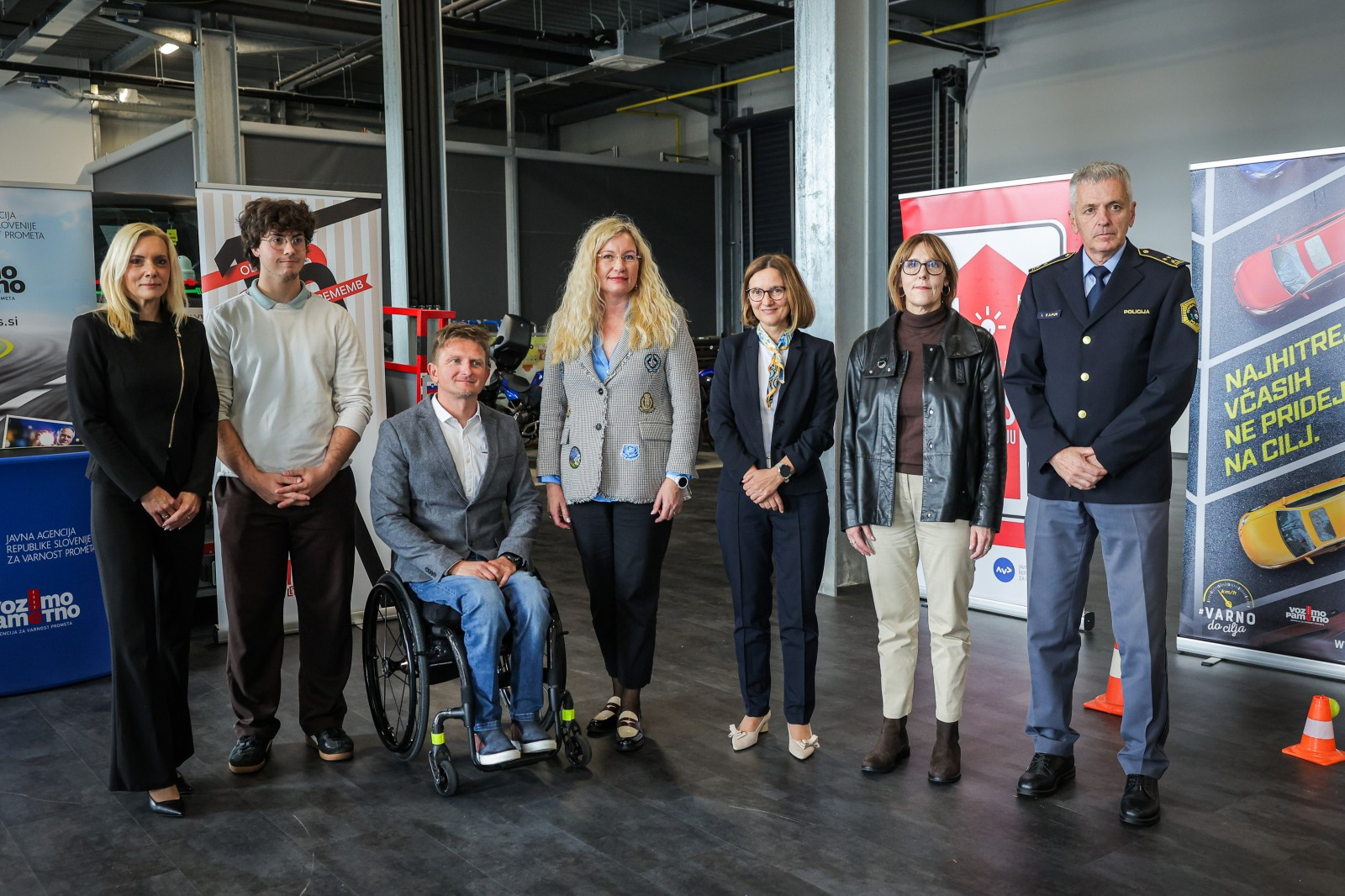 Novinarska konferenca Agencije za varnost prometa (AVP) in Zavoda Vozim, na kateri so spregovorili o vplivu vožnje pod vplivom konoplje in drugih psihoaktivnih snovi na prometno varnost.