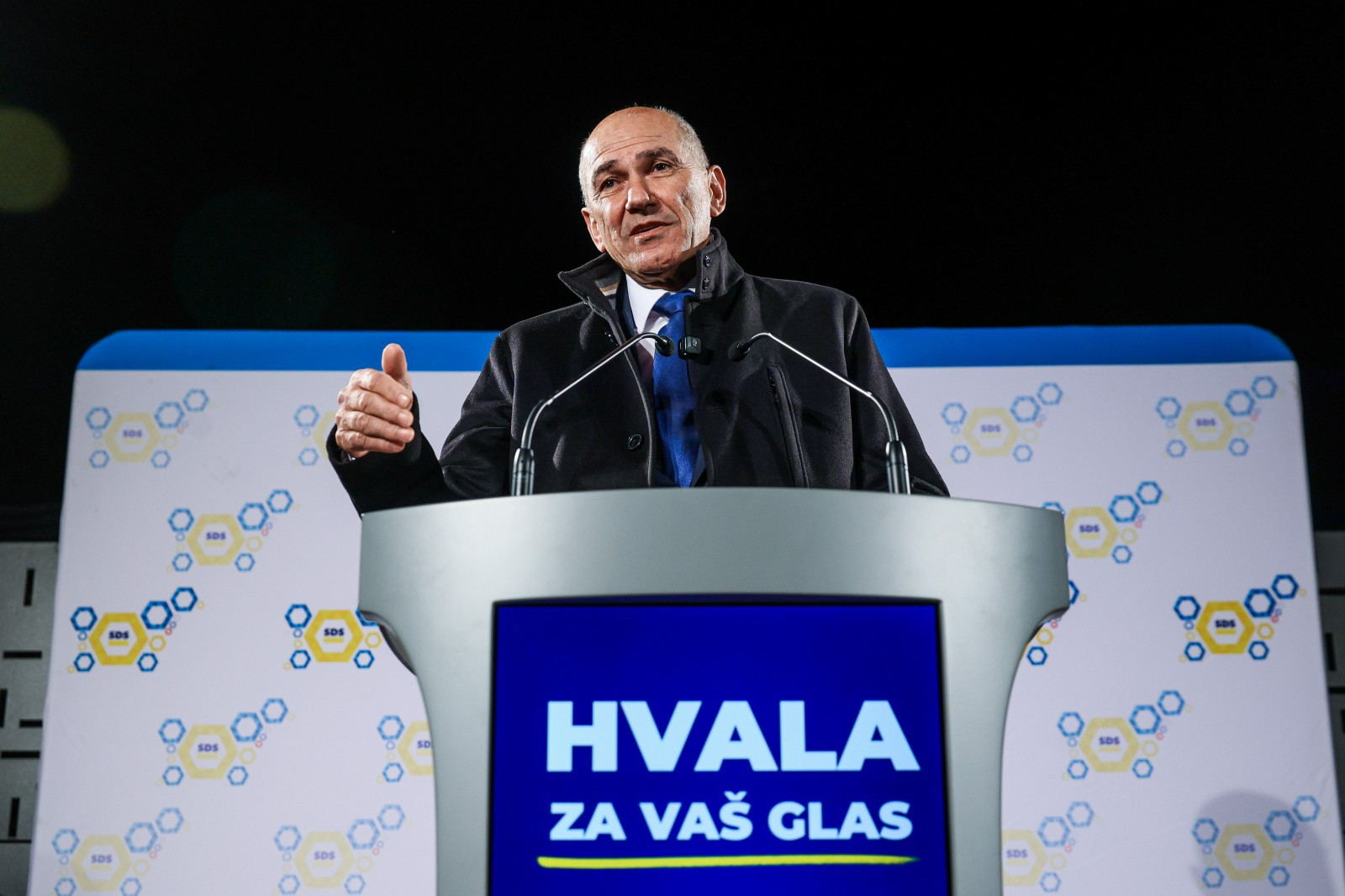 Predsednik SDS Janez Janša