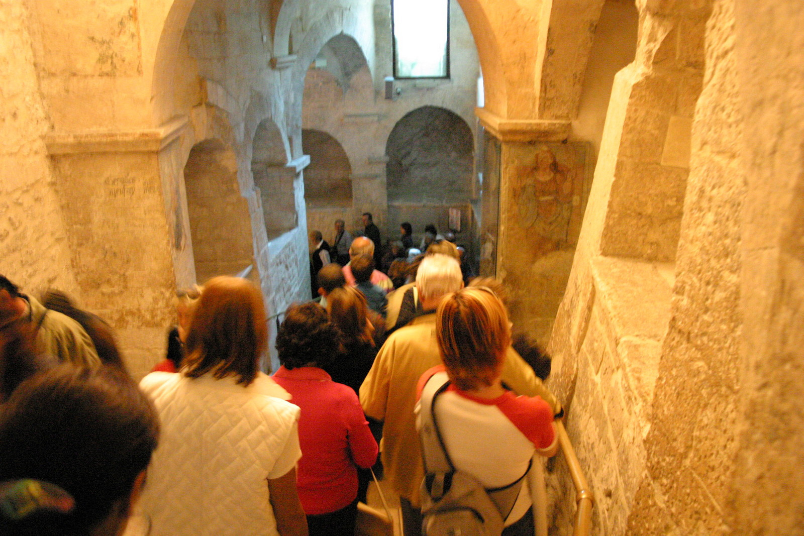 Stopnice v votlino sv. Mihaela