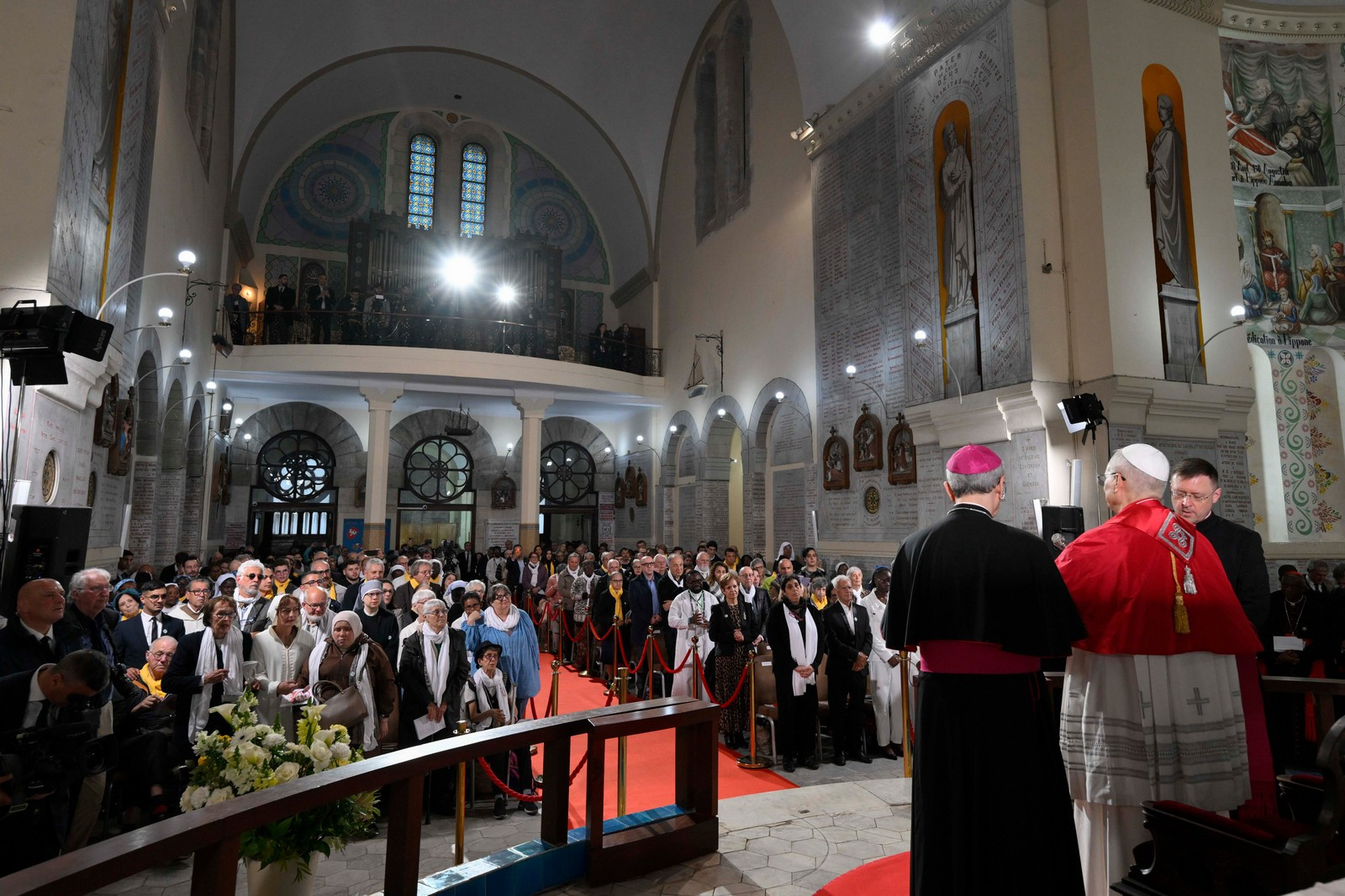 Papež na srečanju z alžirsko skupnostjo