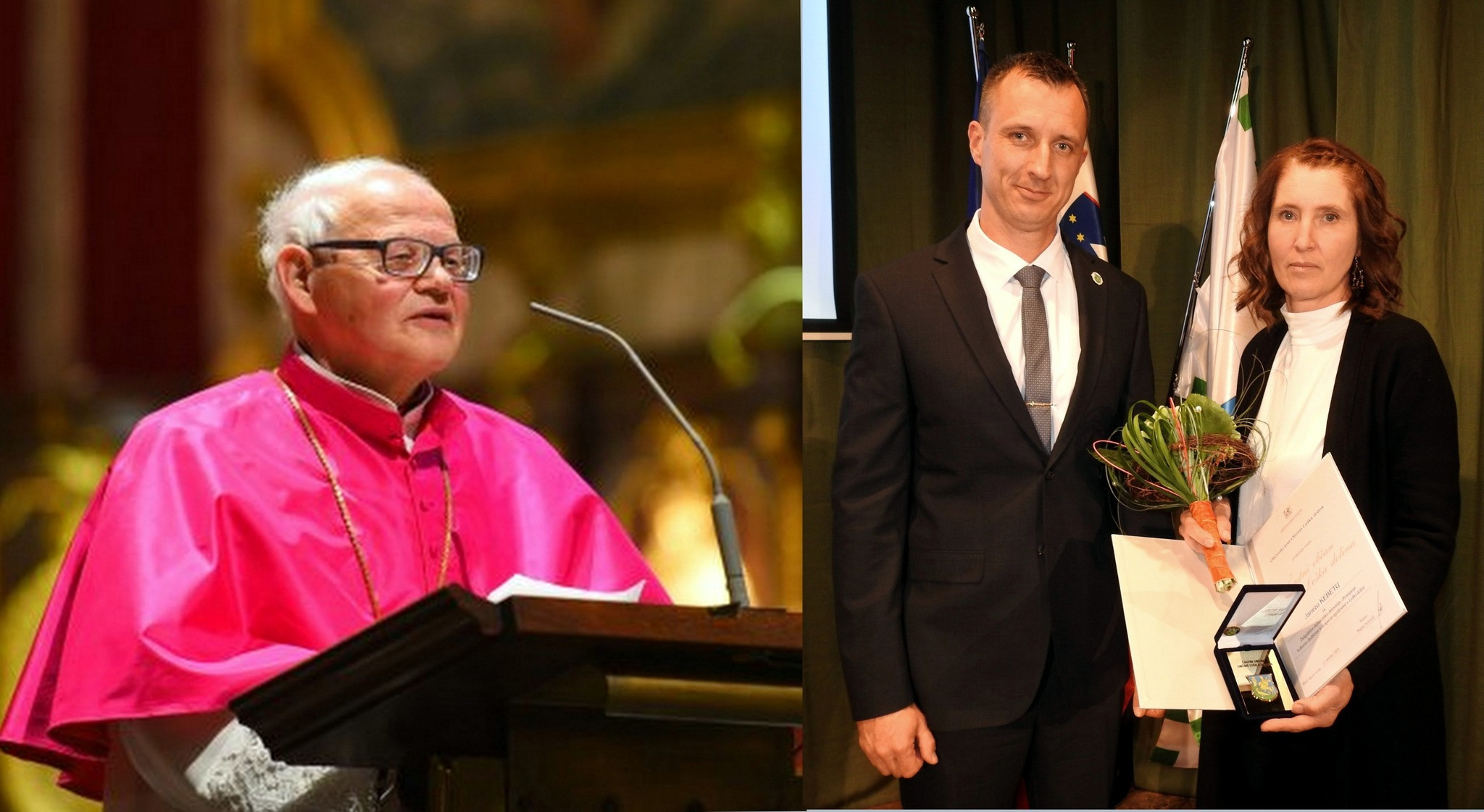 Zaradi odstotnosti nagrajenca je priznanje prevzela Janja Urbiha, prva podpisana predlagateljica iz skupine občanov, ki so podali pobudo za podelitev naziva