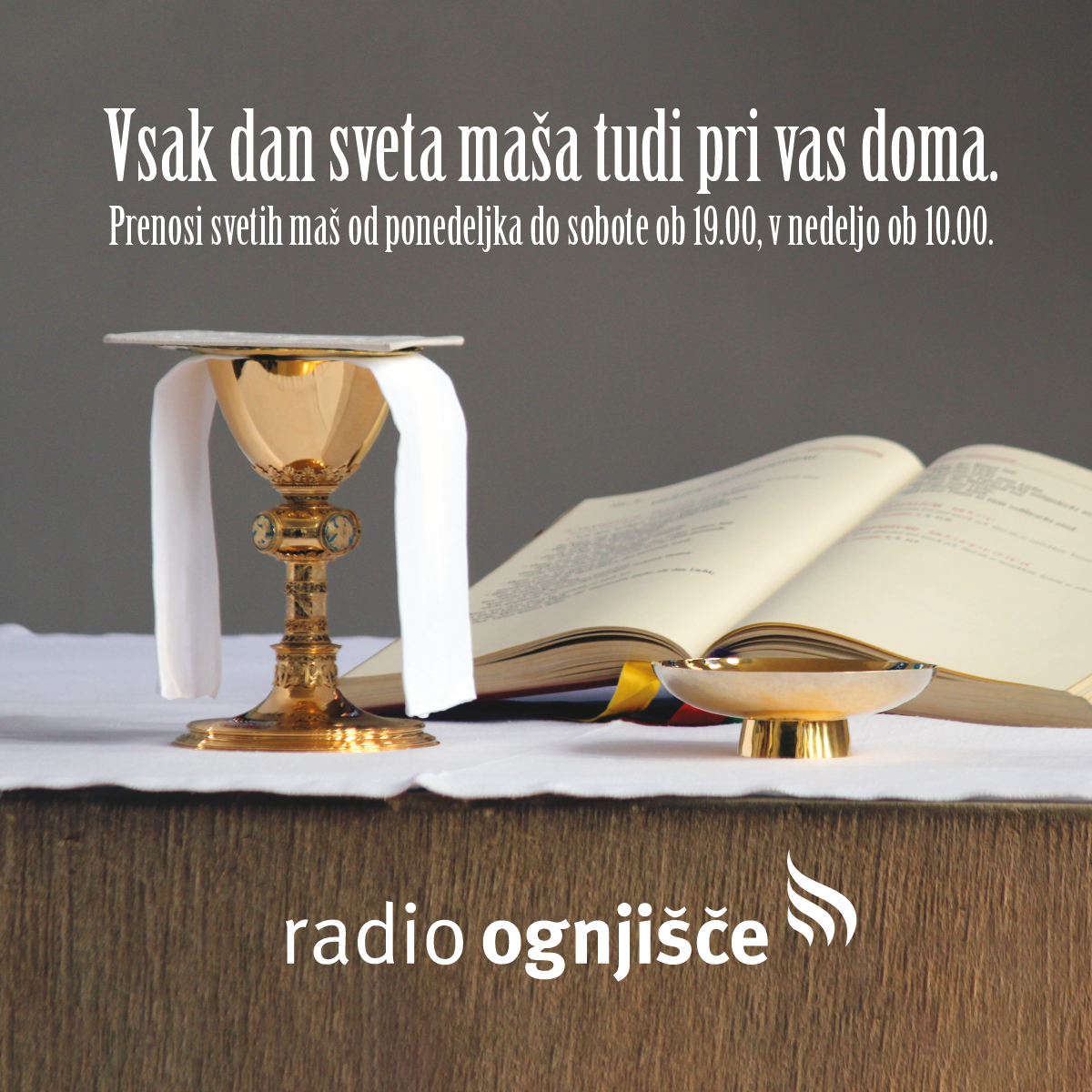 Svete maše na Radiu Ognjišče