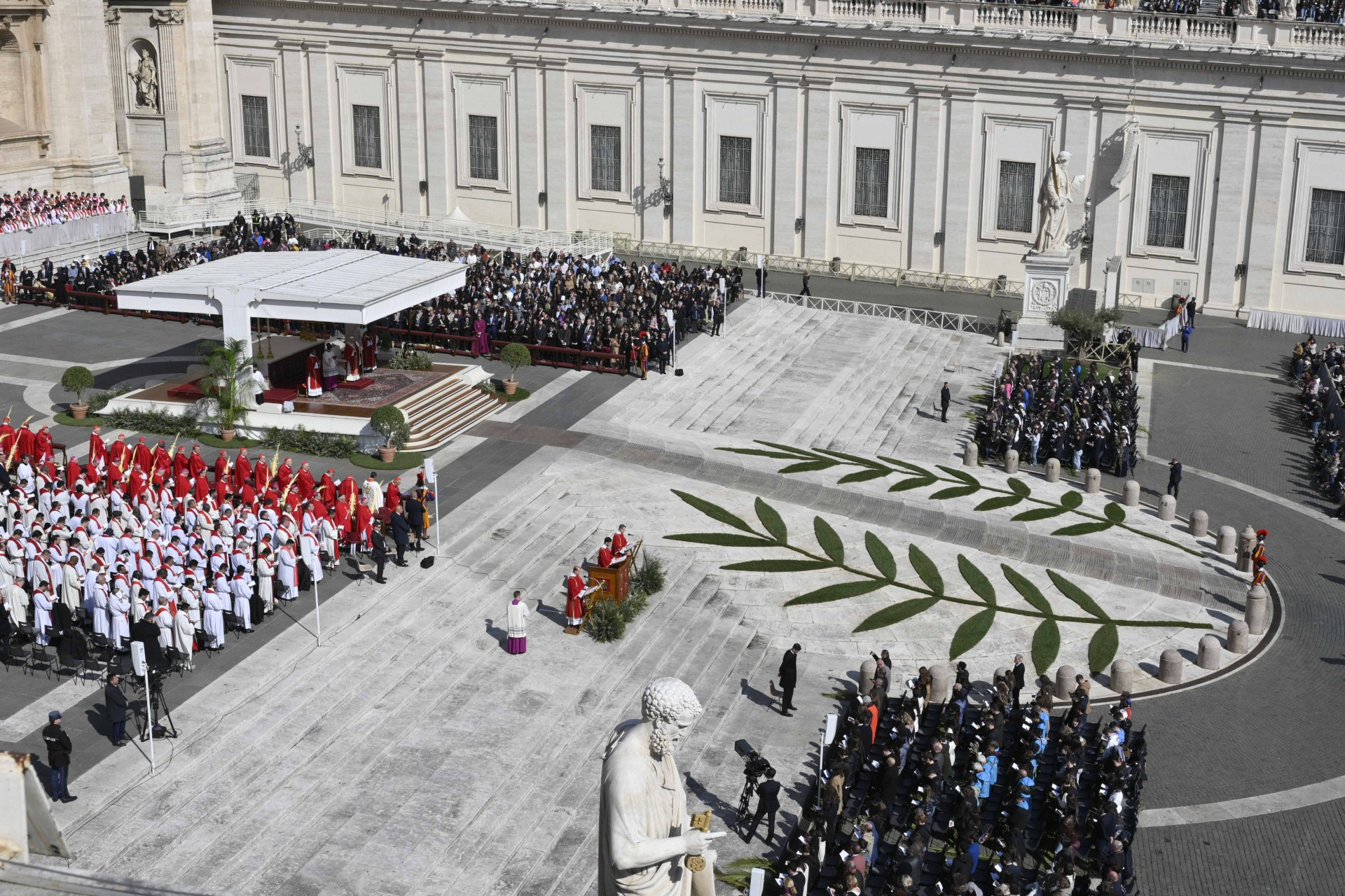 Sveta maša na cvetno nedeljo