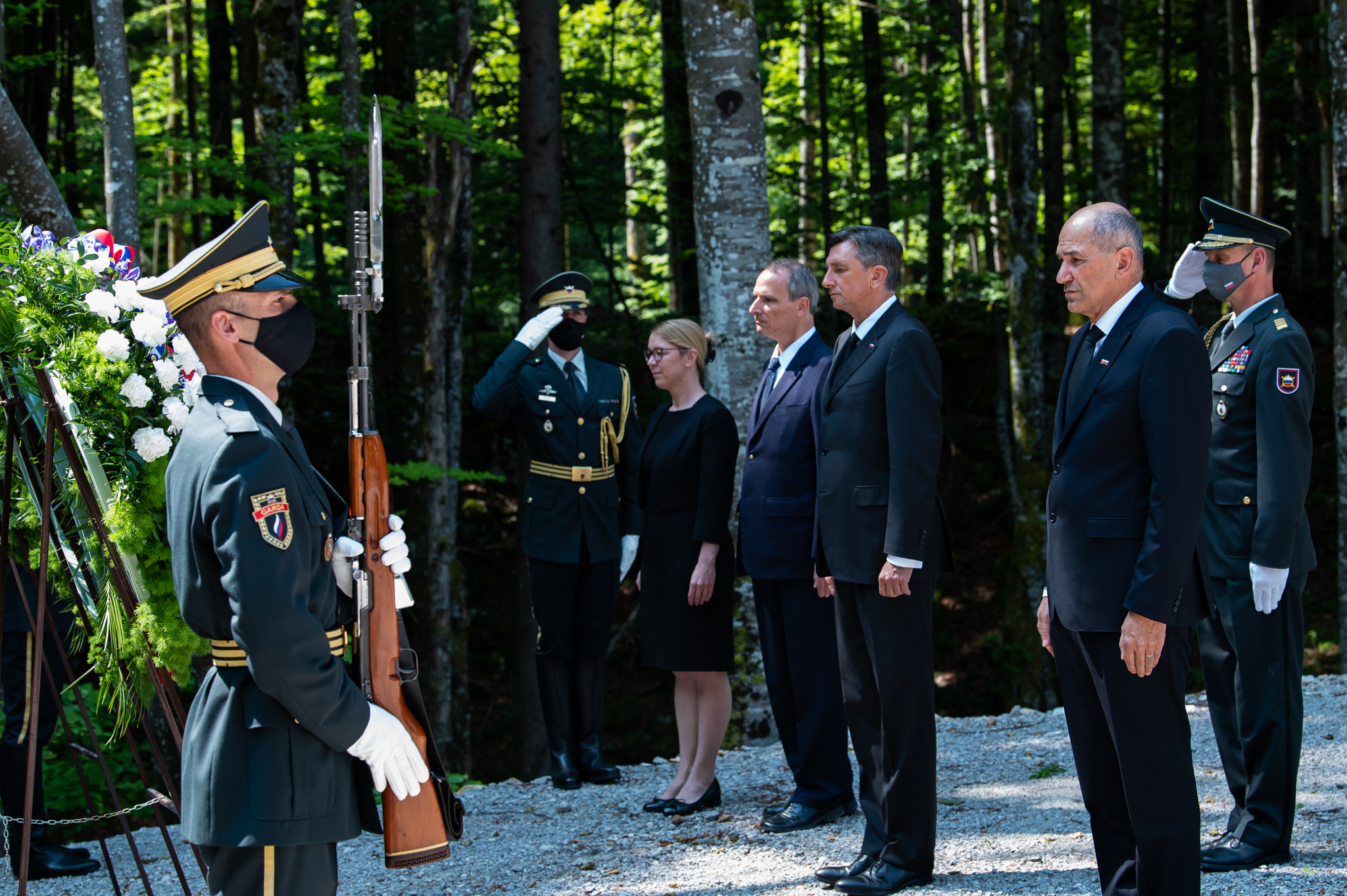 dr. Matija Ogrin, Borut Pahor in Janez Janša