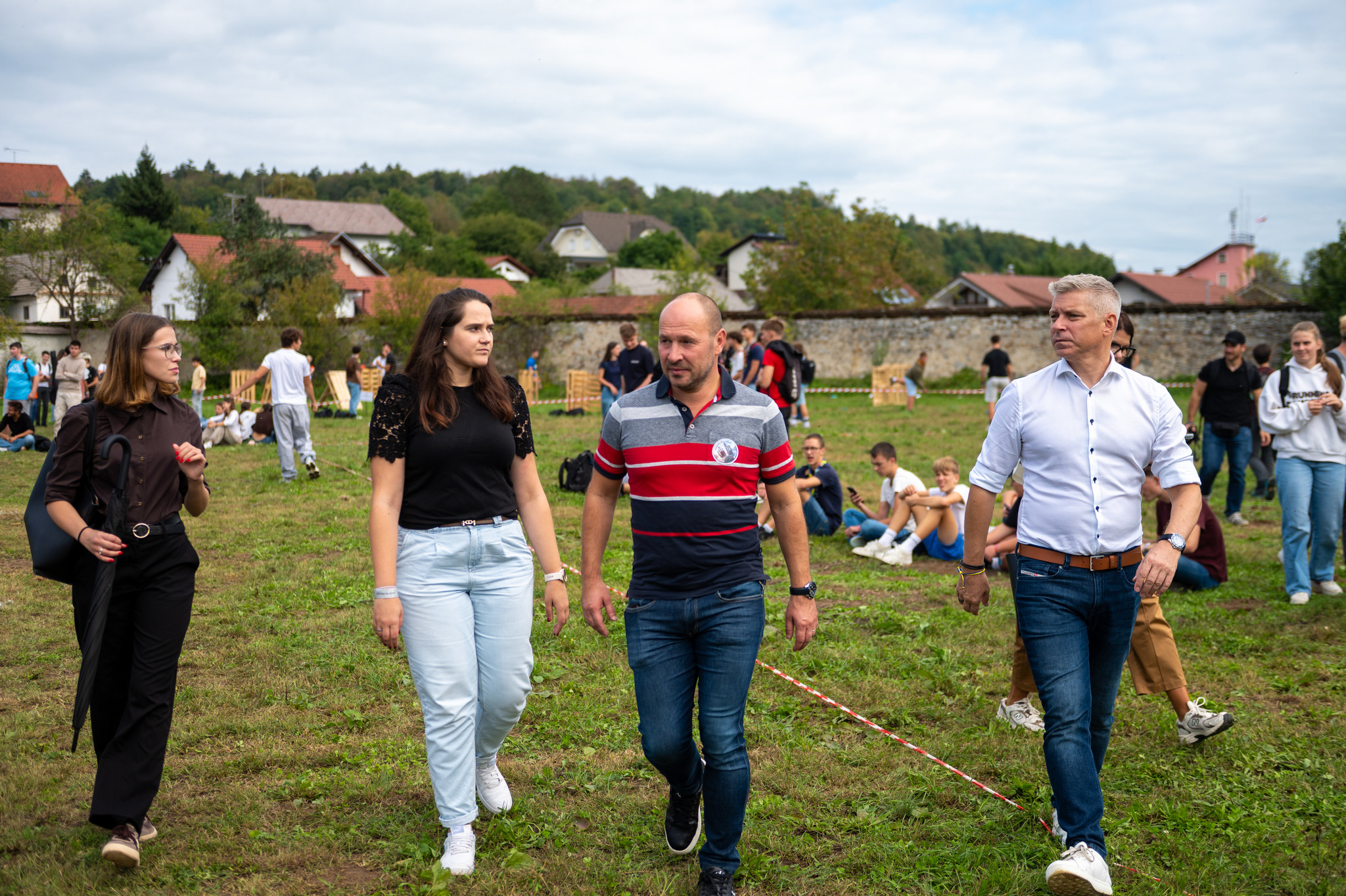 Ministra Jernej Vrtovec in Valentin Hajdinjak