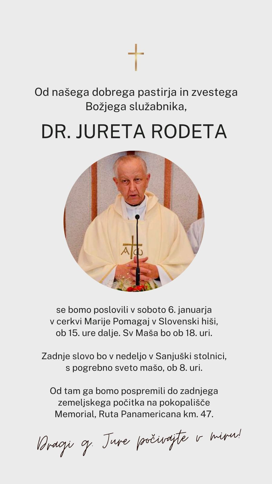 Slovo od Jureta Rodeta