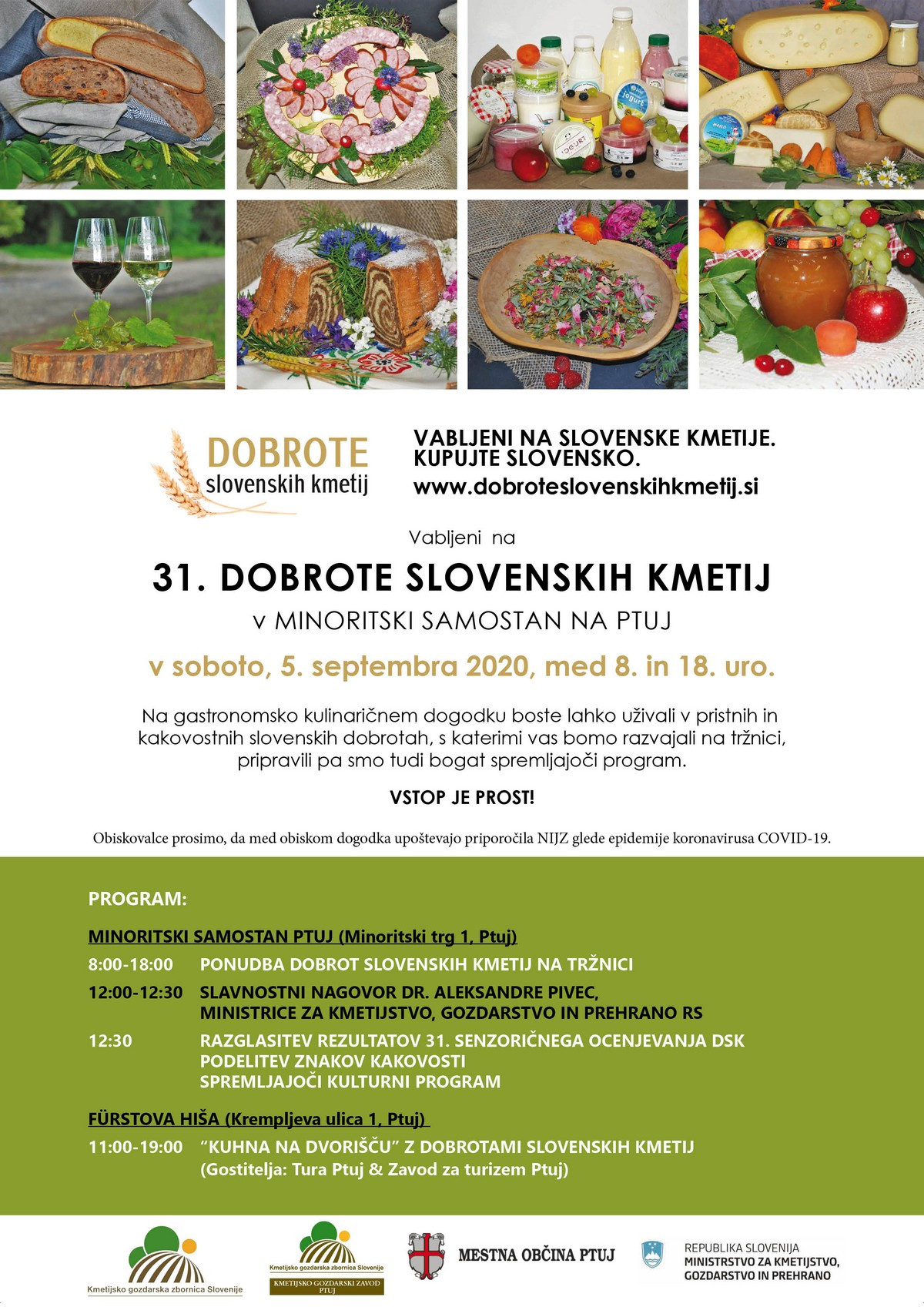 Dobrote slovenskih kmetij - vabilo