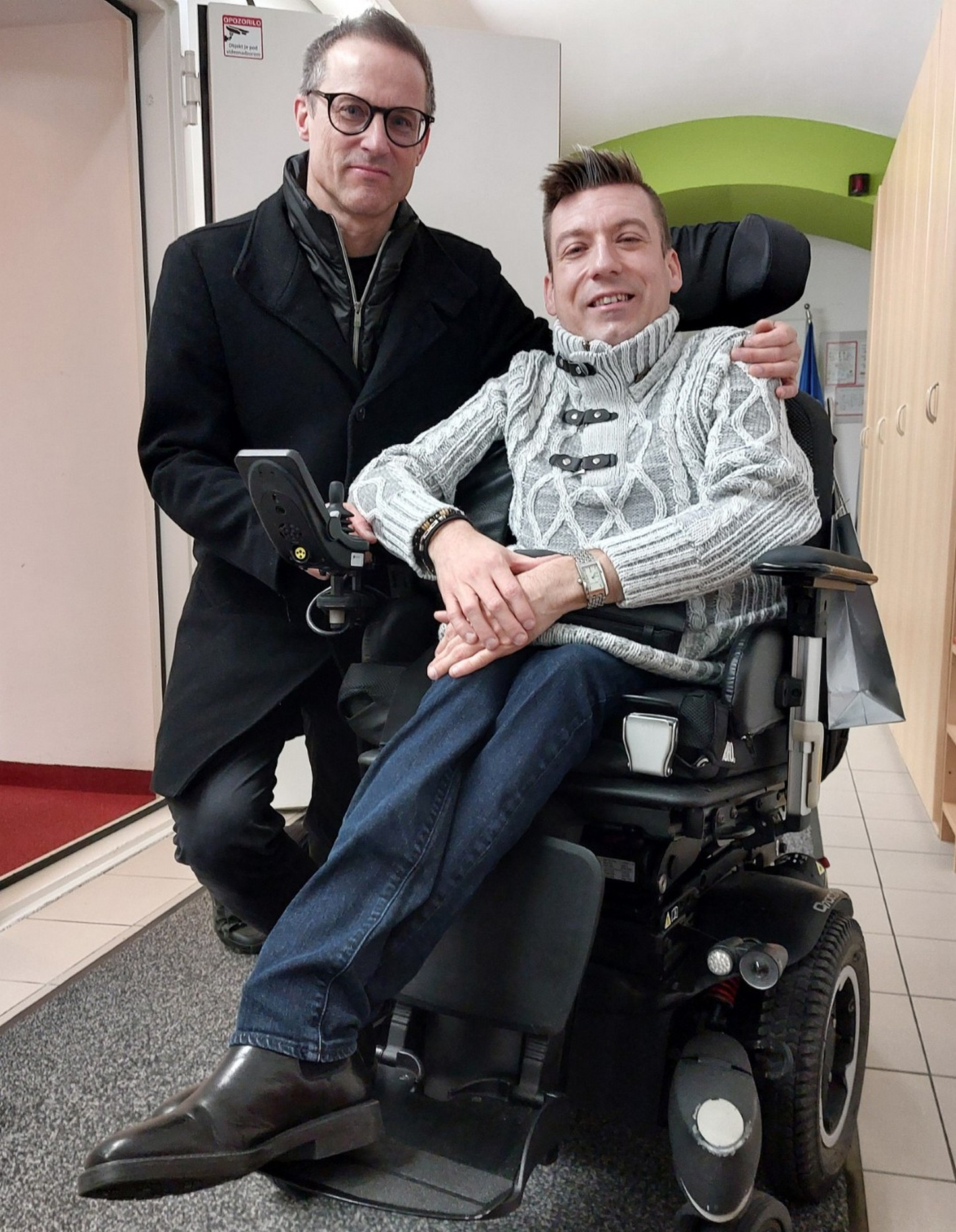 Prof. dr. Damjan Osredkar in Iztok Mrak