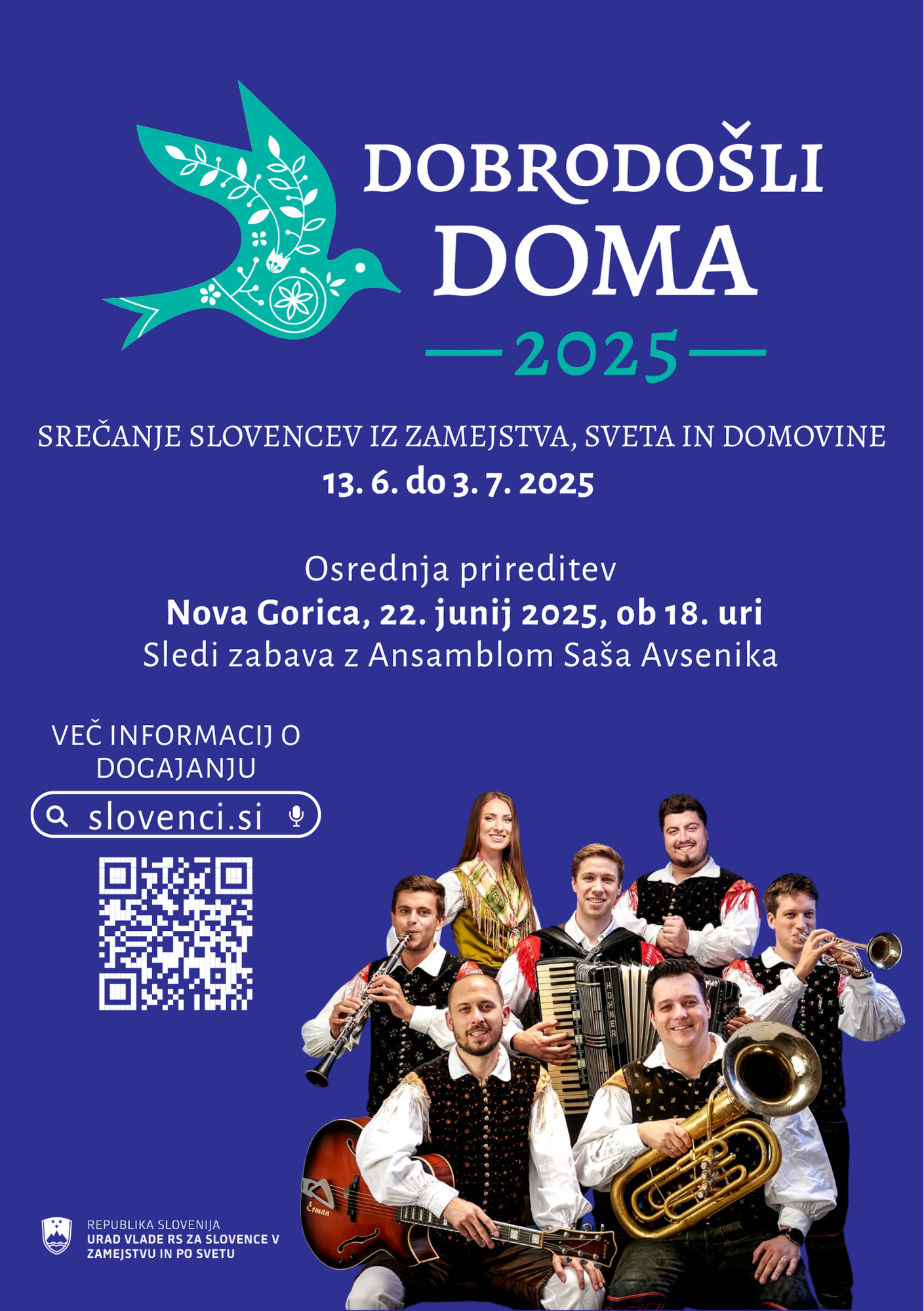Letak prireditve Dobrodošli doma 2025