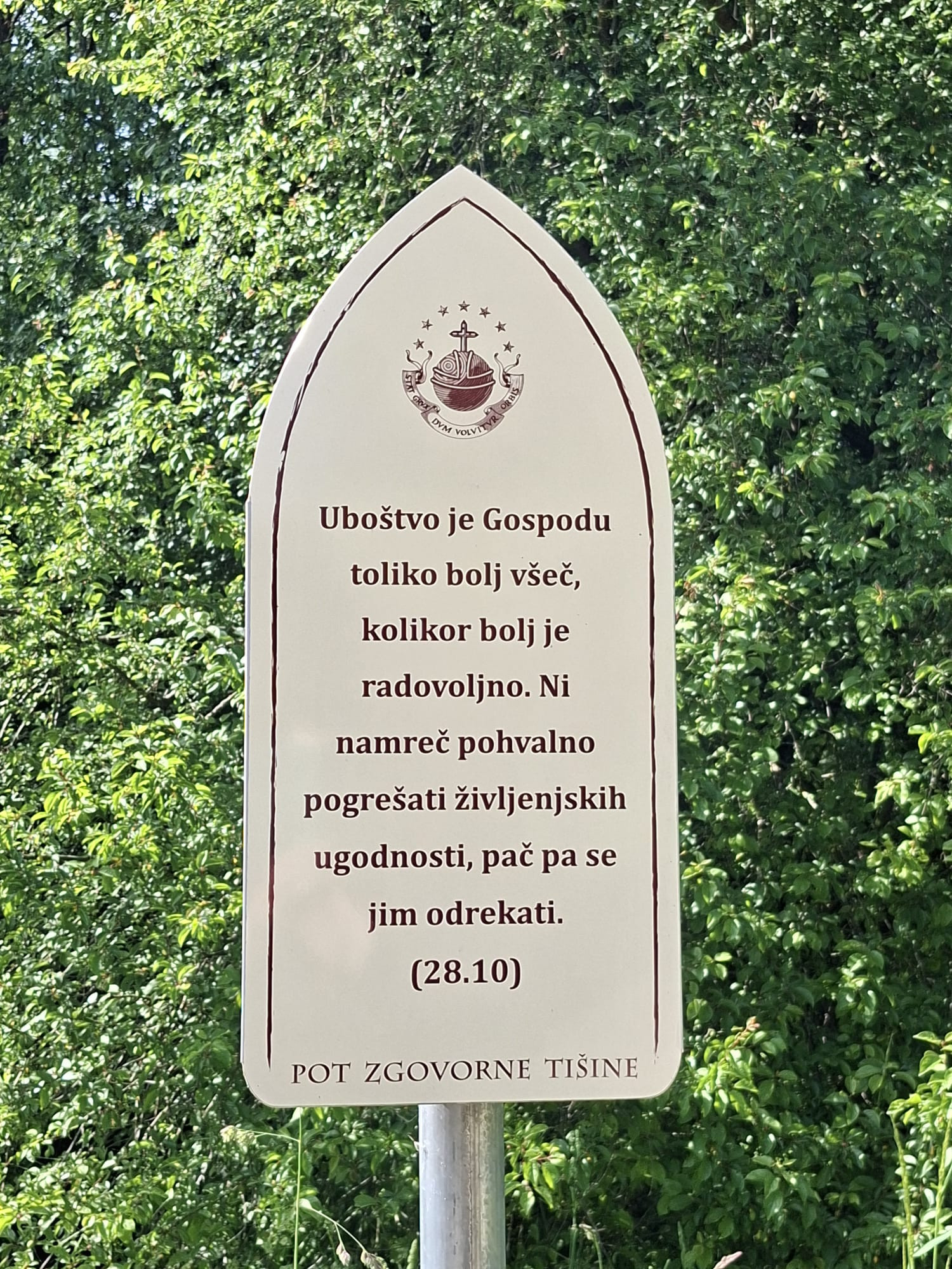 Pot zgovorne tišine