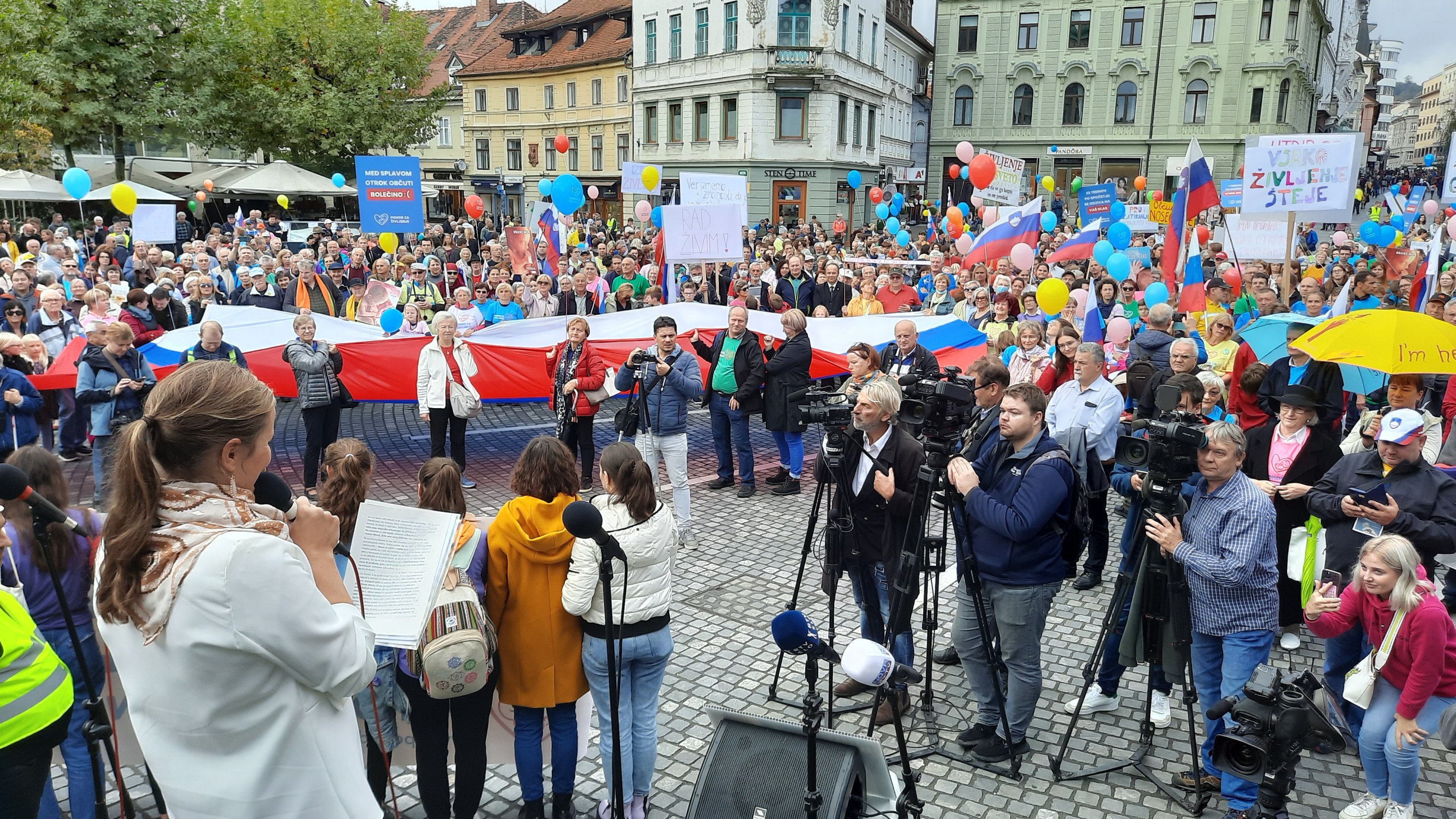 Veliko medijsko zanimanje za Pohod za življenje