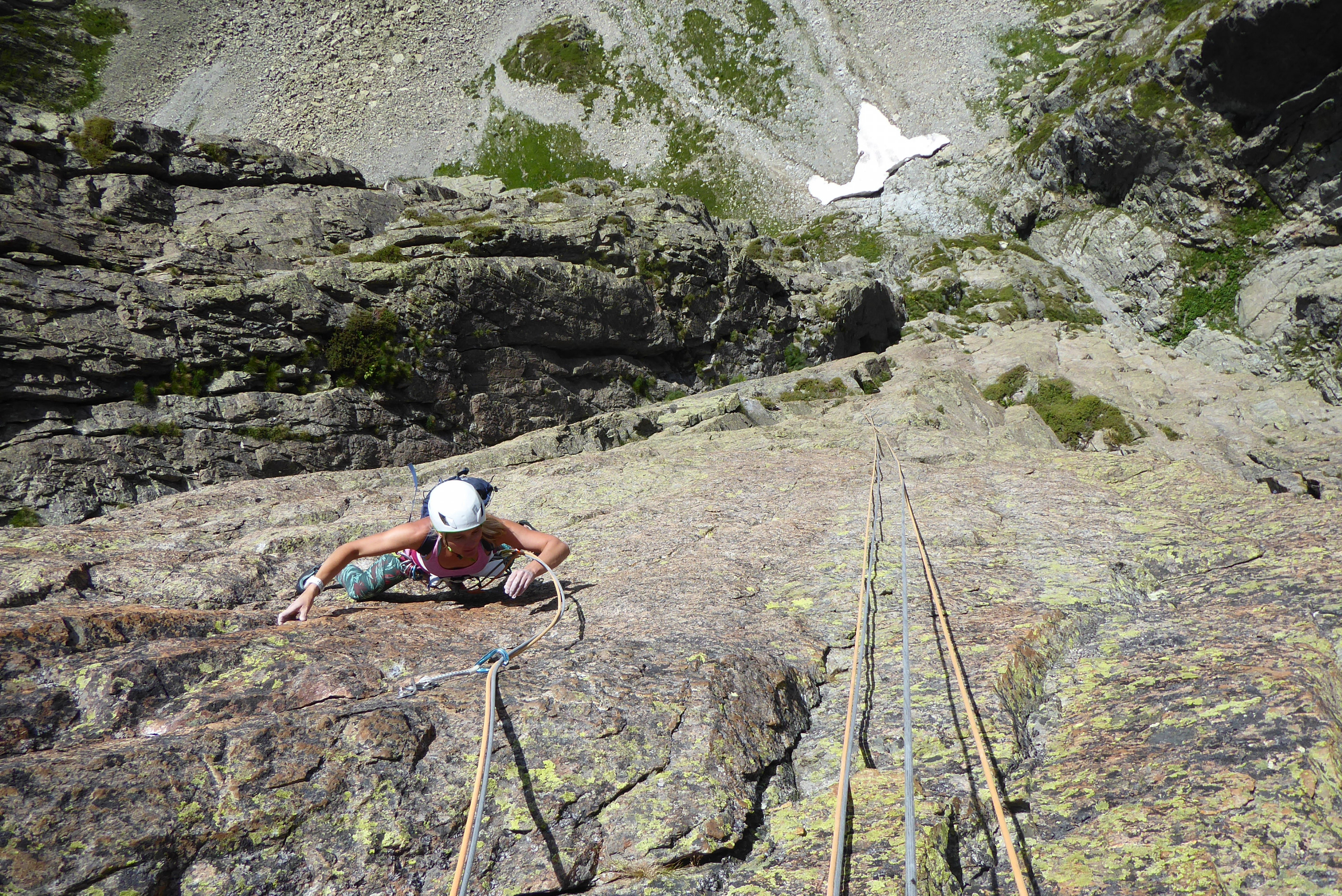 V steni Grand Perron nad Chamonixom  (2019)