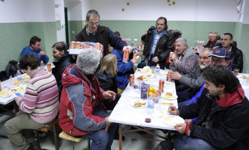 Pomoč brezdomcem - Društvo prostovoljcev Vincencijeve zveze dobrote