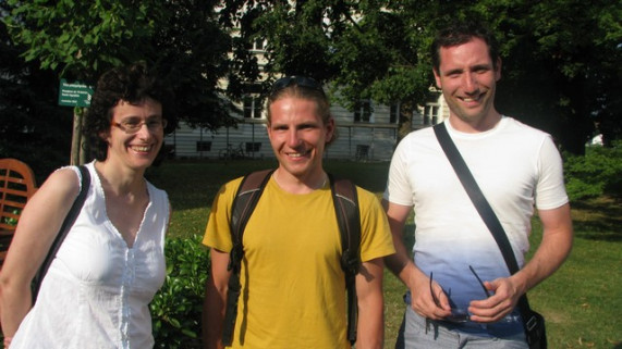 Helena Zevnik Rozman, Matej Ogorevc in Žiga Kovačič; foto: ARO