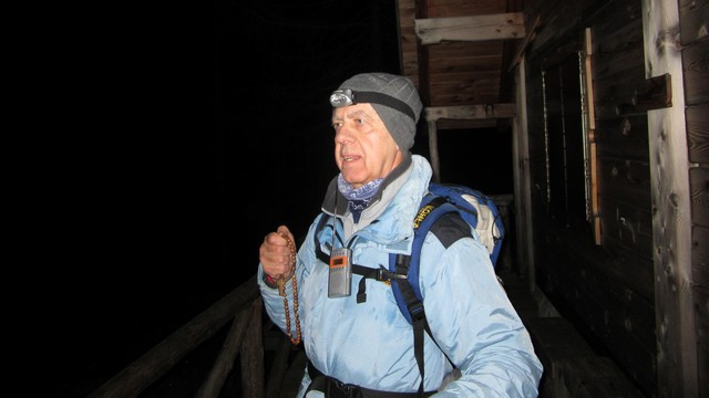 Miro Šlibar na poti na Triglav molil z nami