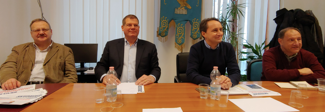 Peter Močnik, Marko Pisani, Igor Gabrovec in Julijan Čavdek - vodilni možje SSk