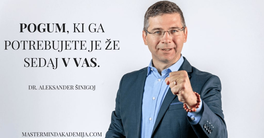 Dr. Aleksander Šinigoj je na svojih predavanjih poln dobrih, življenjskih nasvetov.