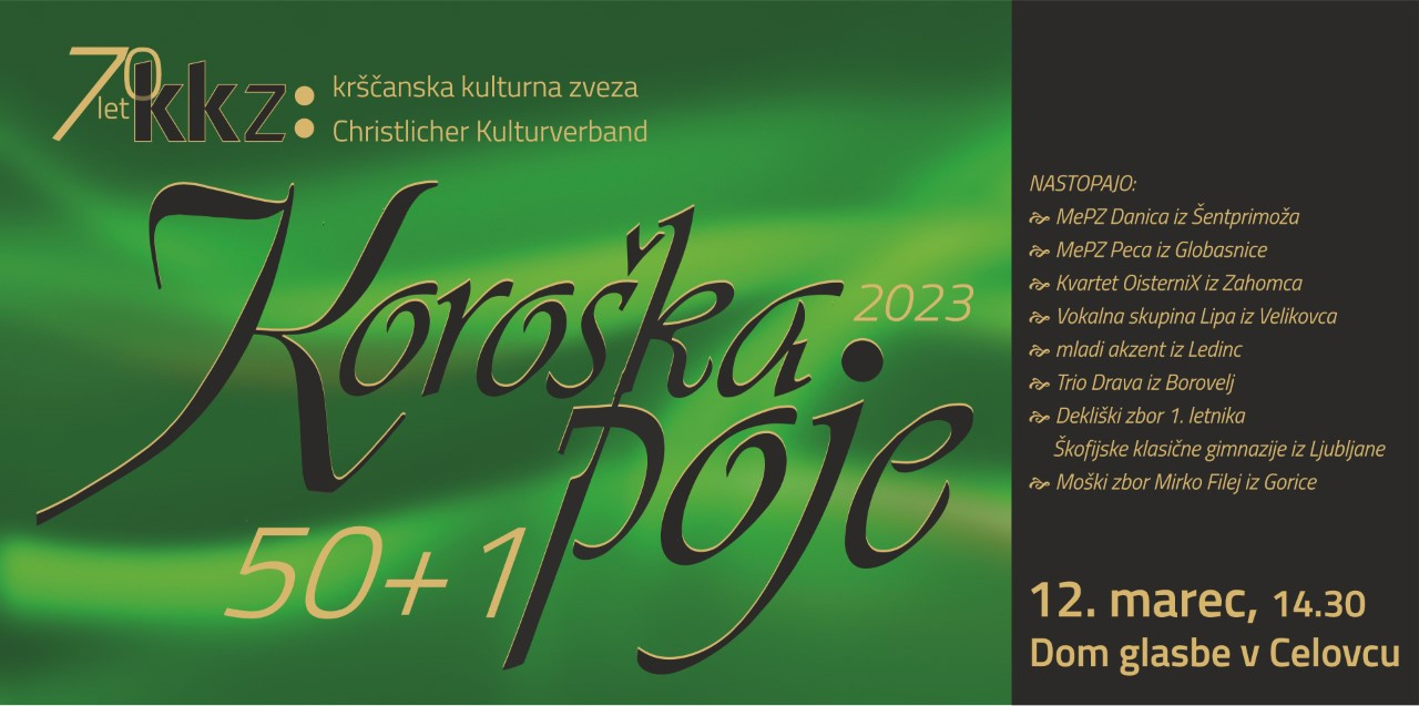 Zbori na Koroška poje 2023