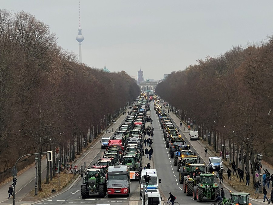 Pogled proti Brandenburškim vratom