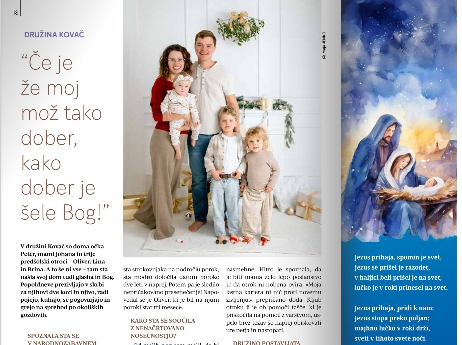 Ognjišče je revija za vso družino