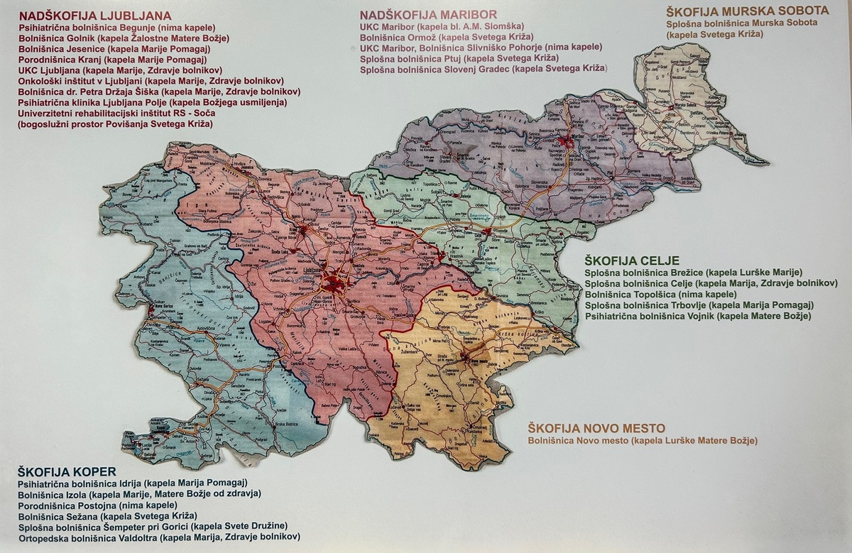 Kje so kapele v slovenskih bolnišnicah?