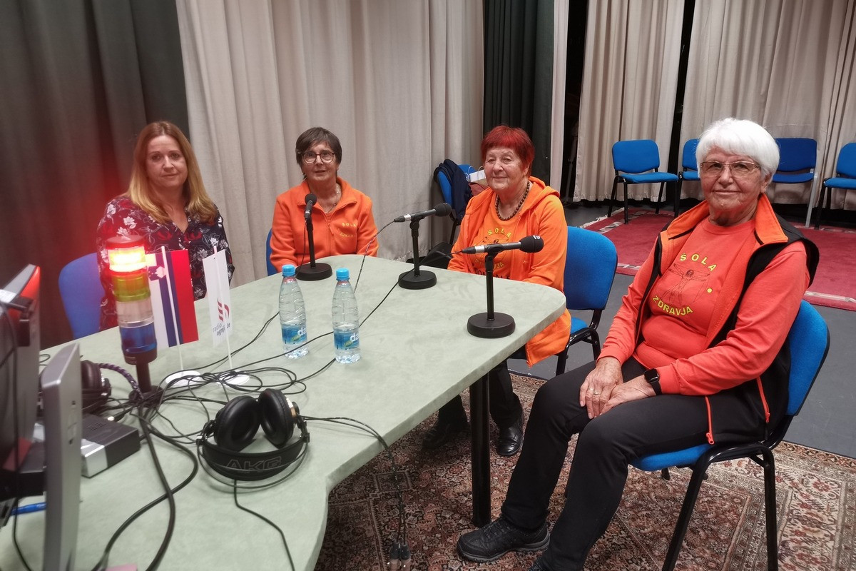 V studiu Radia Ognjišče