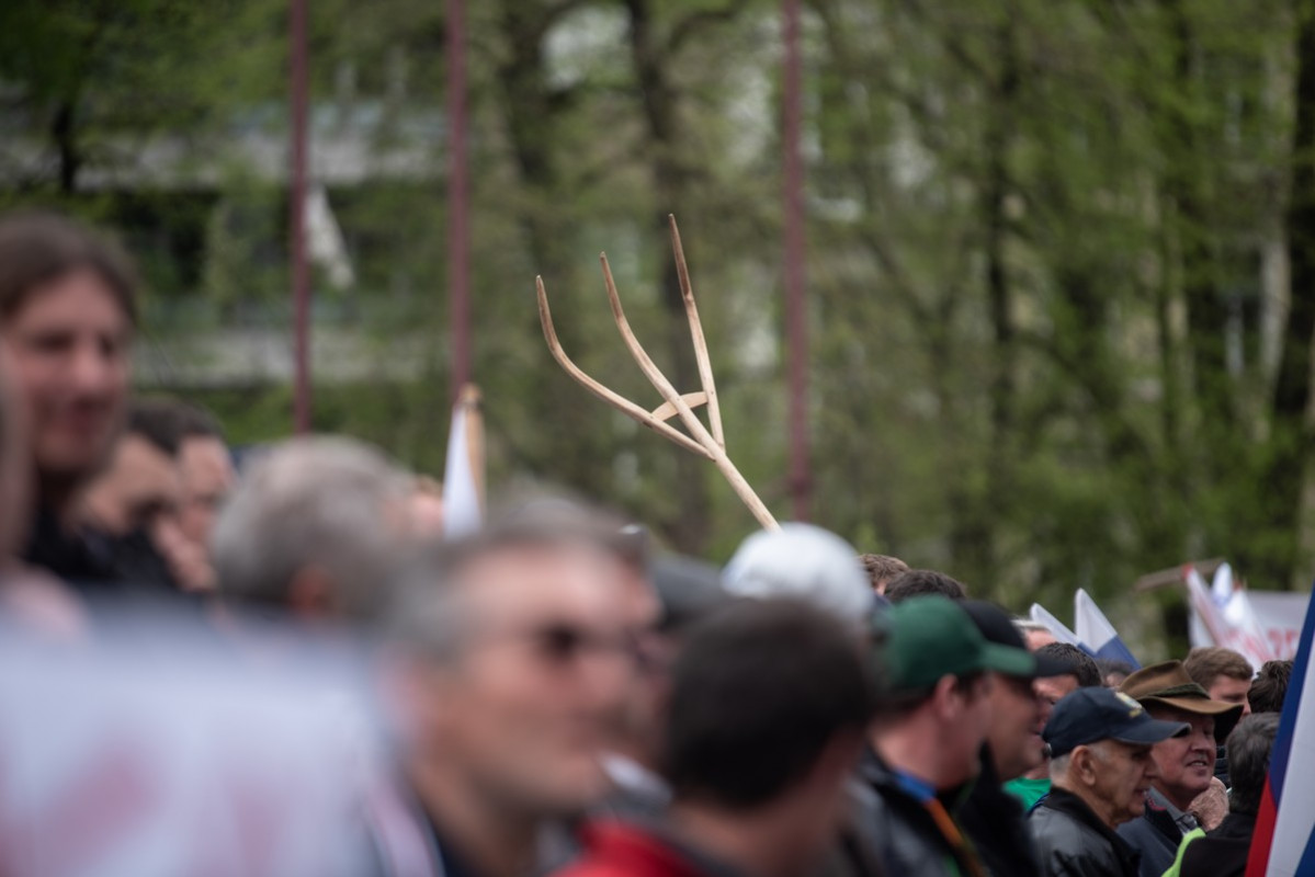 Protest kmetov