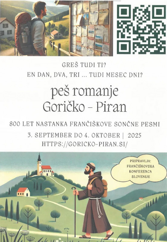 Peš romanje Goričko - Piran