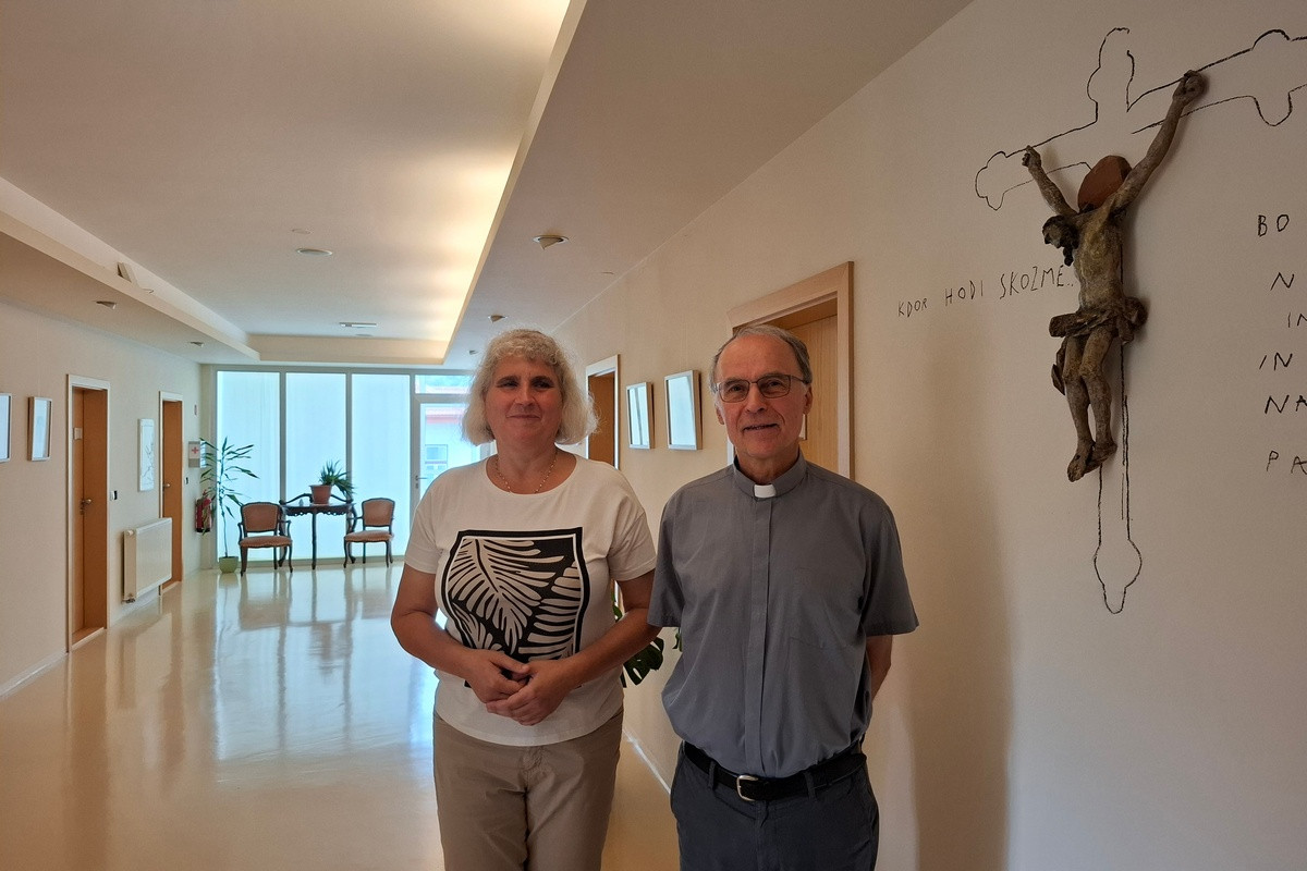 Sonja Pungertnik in p. Milan Bizant, Ignacijev dom duhovnosti