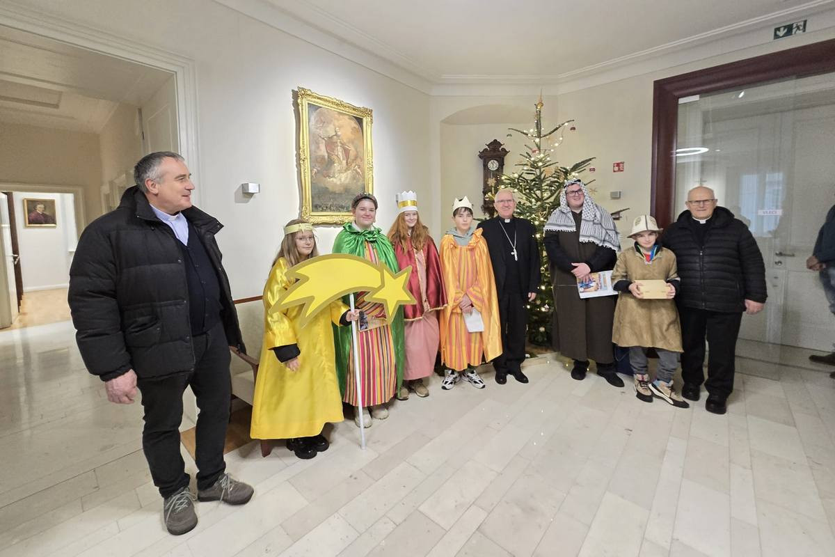 Koledniki pri ljubljanskem nadškofu Stanislavu Zoretu