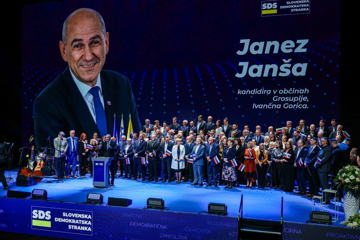 Predvolilna konvencija SDS, Janez Janša