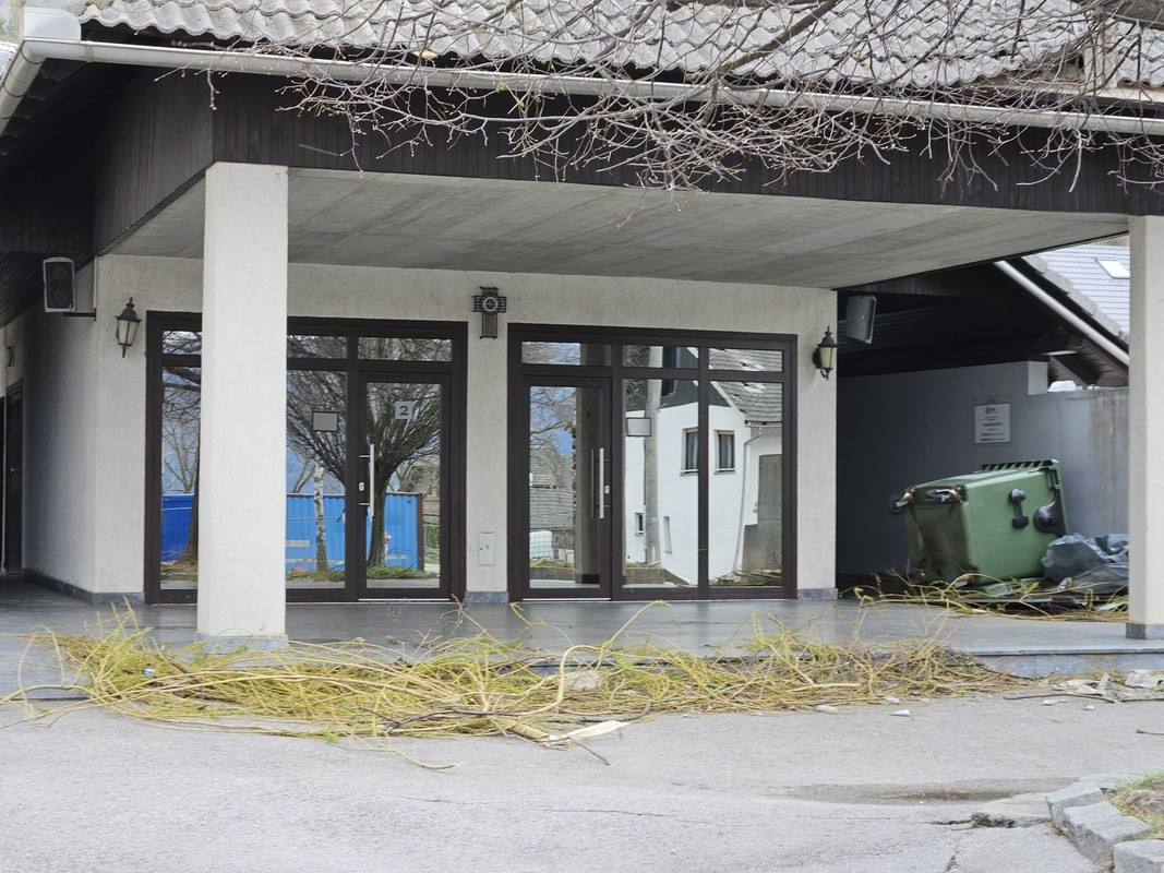 Posledice močnega vetra v žirovniški občini