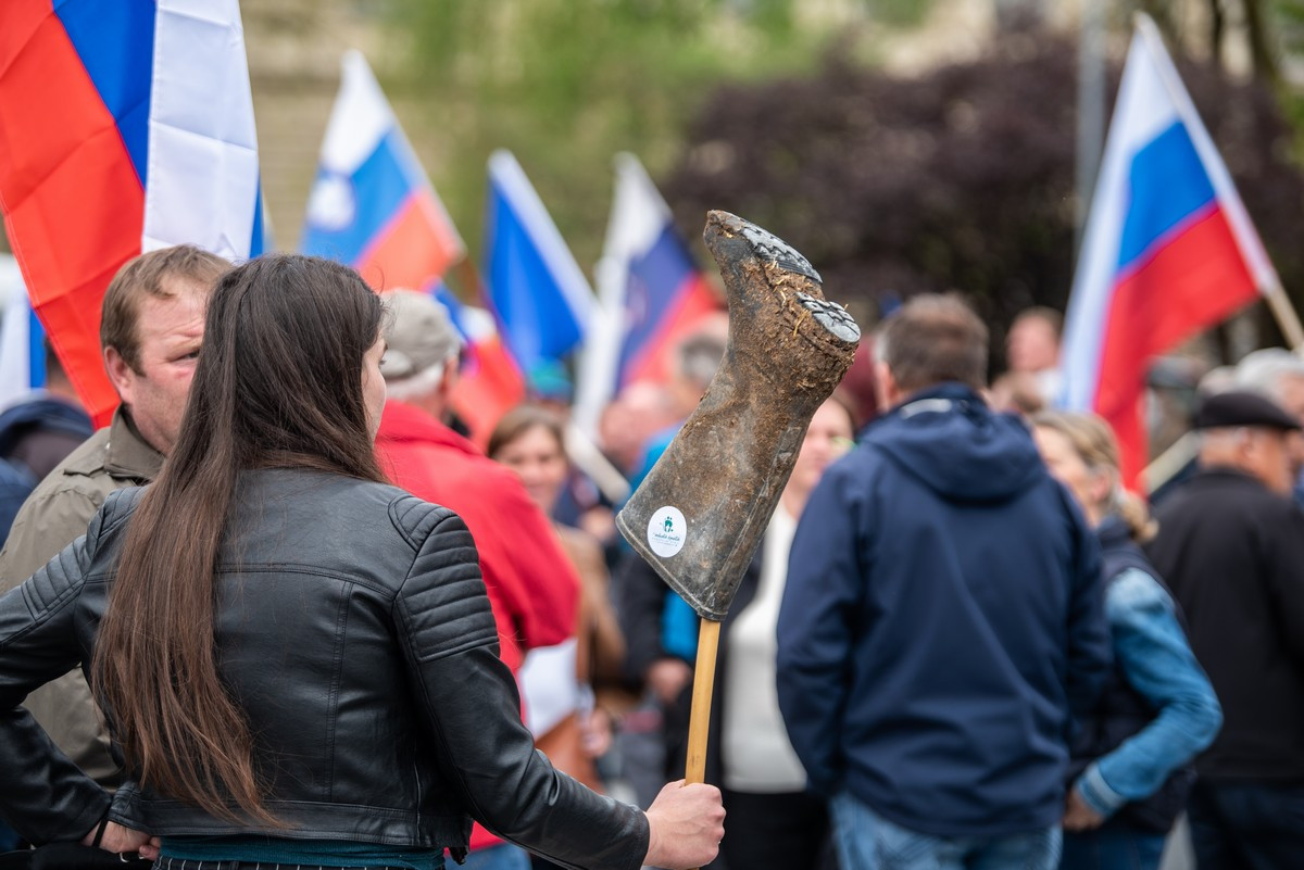 Protest kmetov