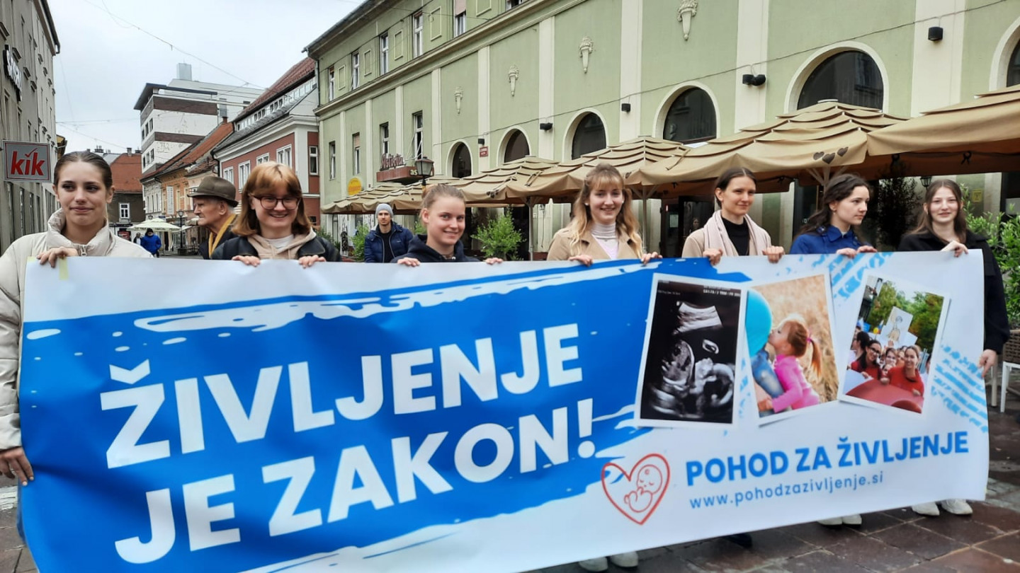 Pohod za življenje v Mariboru