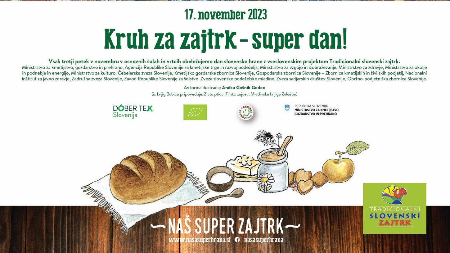 Projekt osvešča tudi o spoštovanju do hrane, prednostih lokalne oziroma slovenske hrane ter razmisleku o prehranjevalnih navadah.