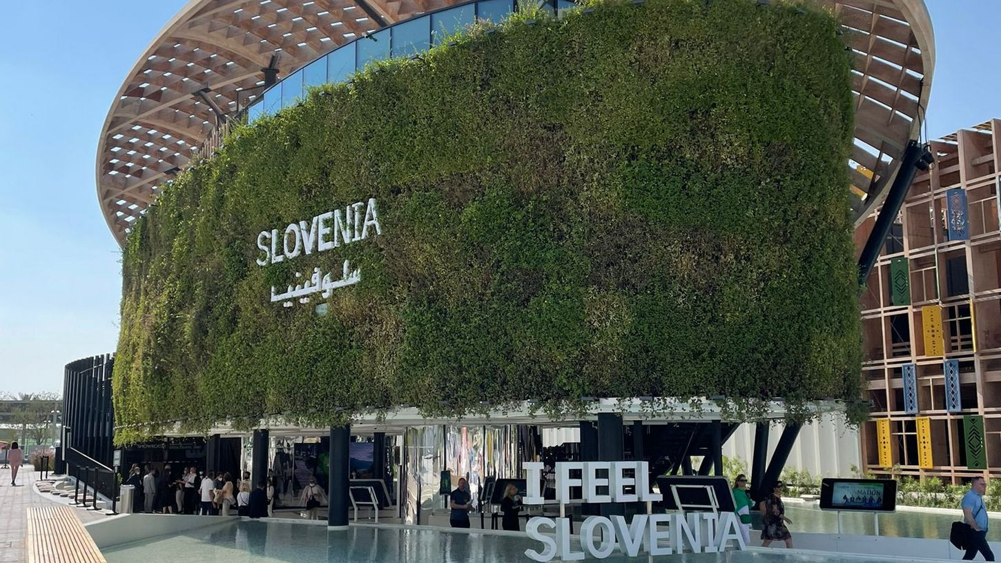 Slovenski paviljon na EXPU z vsebino in tudi z zunanjo obliko pritegne